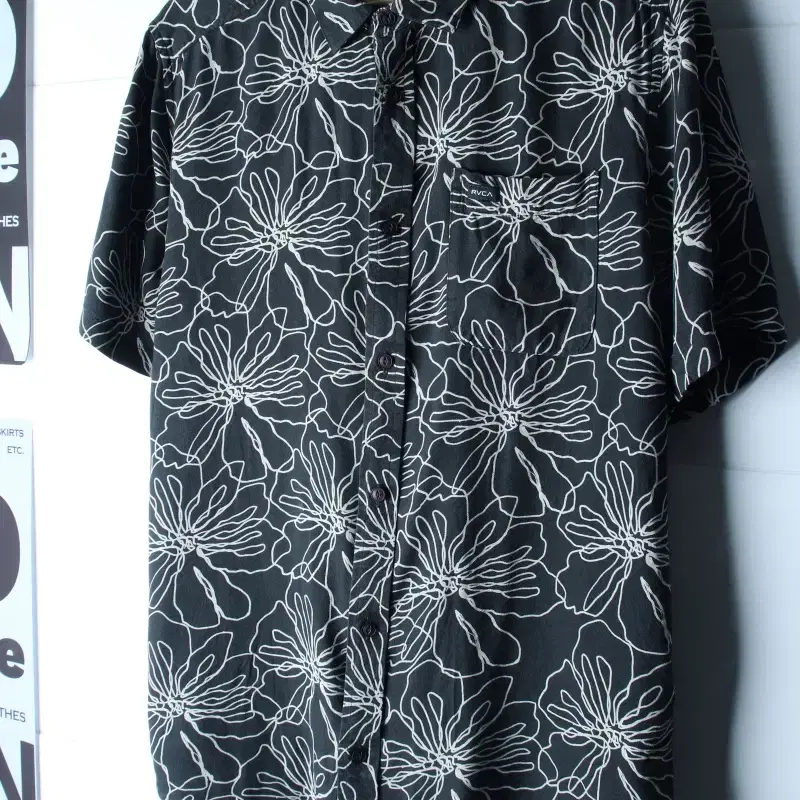 (L-XL) 루카 반팔 카라 티셔츠 USA 셔츠 남방 패턴-H36693