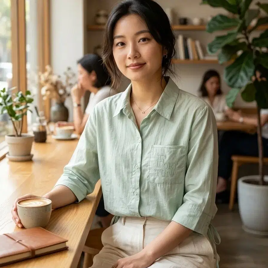 클로비스 포트투나 셔츠 민트