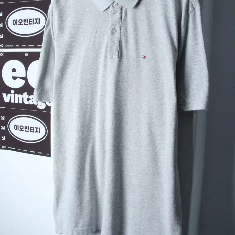 (XL-2XL) 타미힐피거 반팔 카라 티셔츠 빅사이즈-H36738