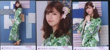 노기자카46 회장 한정 요시다 아야노 크리스티 2019 July-II 유카타 3장 세트