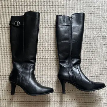 여성용 롱 부츠 블랙 36 (35cm)