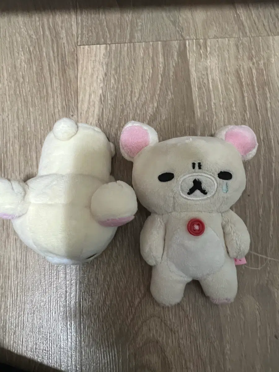 코리락쿠마 인형 2개 눈물 느슨하게 마스코트 인형
