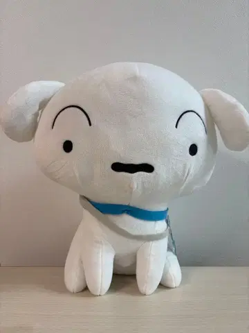 짱구는 못말려 시로 봉제 인형 나의 요괴 바캉스 앉은 포즈의 시로