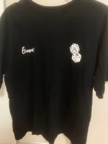 Element 티셔츠 블랙 다이스 프린트
