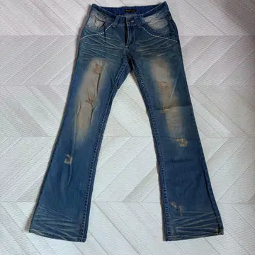 귀신 수염 플레어 데님 Y2K 00s 빈티지 아카이브