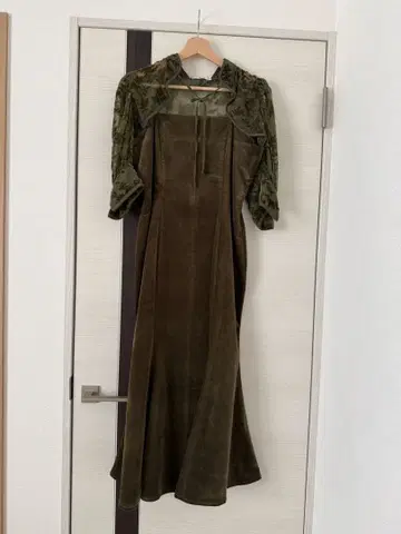 Leja 꽃무늬 볼레로 머메이드 원피스 드레스 결혼식 경사 L