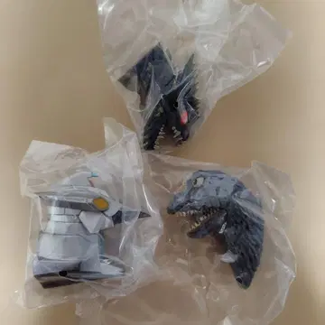 제일복권 고질라 G상 몬스터 헤드 마그넷 3종