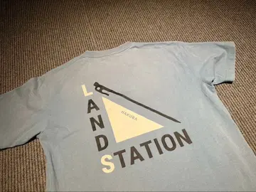 스노우피크 T셔츠 LAND STATION 하쿠바 한정판 M