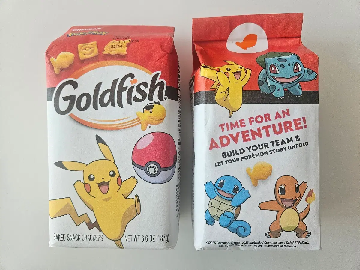 골드피쉬 포켓몬 gold fish 피카츄 포켓몬스터 물고기과자 포켓몬과자