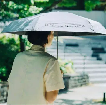 [ 새상품 한정판 ] 딘앤델루카 접이식 우산 우천 겸용 실버 그레이 최저가