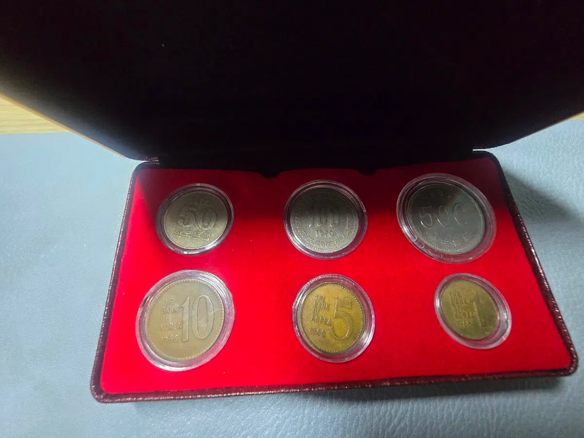 한국은행 주화 세트 500원 100원 50원 10원 5원 1원