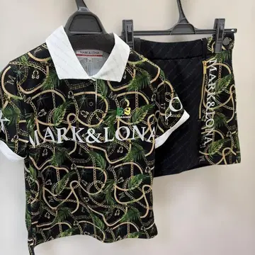 새상품 MARK&LONA 골프웨어 피케 셔츠 36