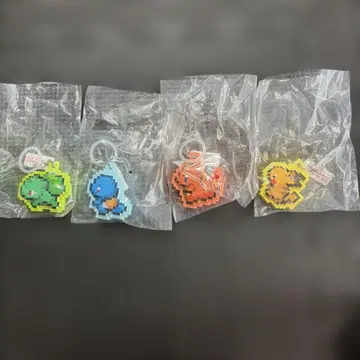 포켓몬 도트 그림 메지루시 액세서리 4종 세트