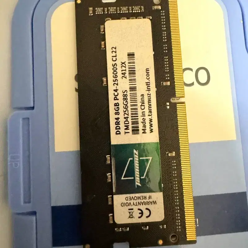 탐뮤즈 DDR4 8GB PC4-25600 CL22 노트북 램