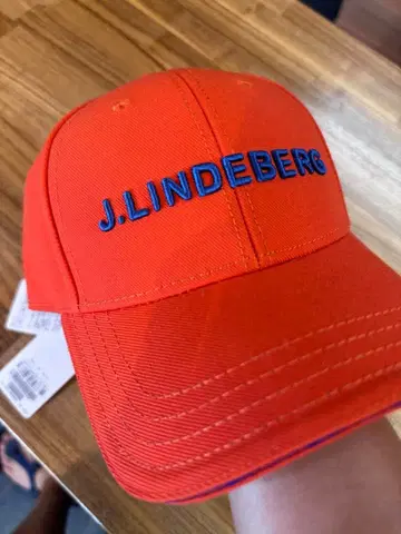 J.LINDEBERG 골프 캡 오렌지