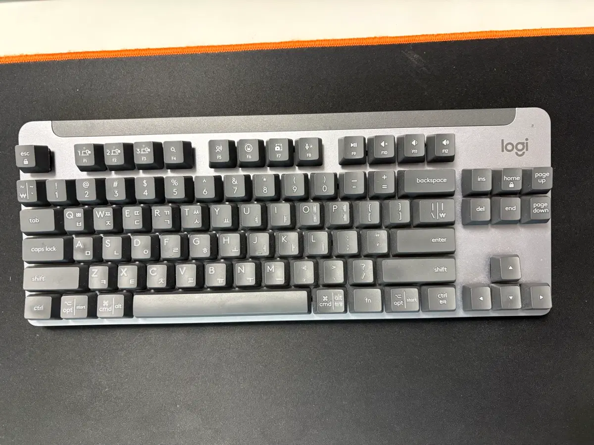 로지텍 K855 그레이 기계식 키보드