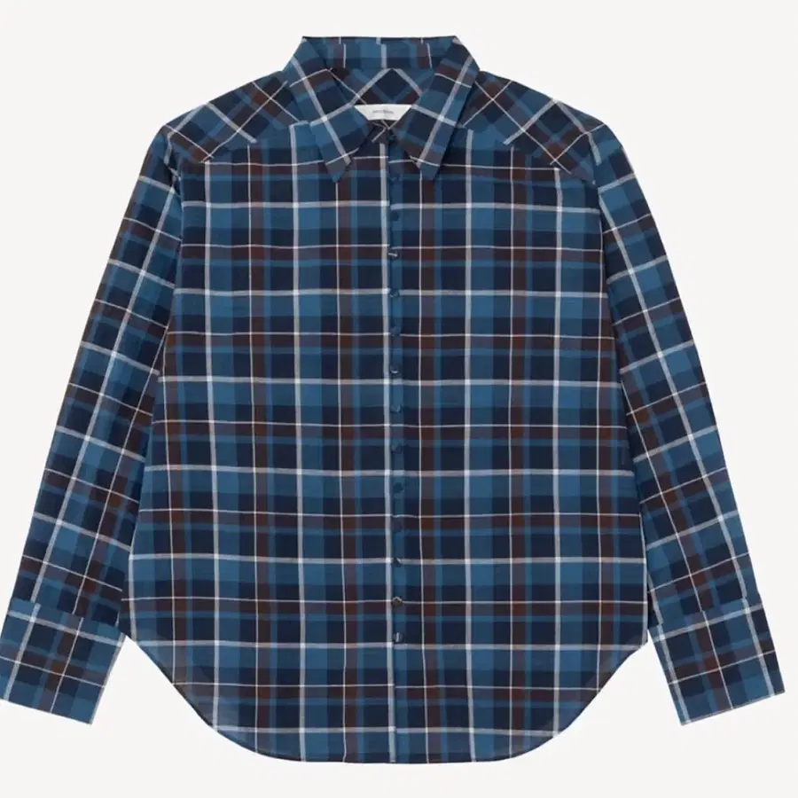 구해요 문달 classy button shirt in navy check