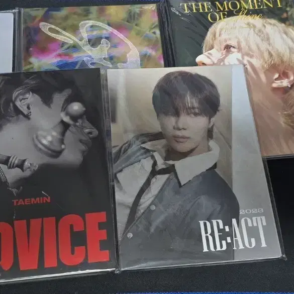 샤이니 태민 포카북 5종 네컷포토 슬리브 일괄 판매