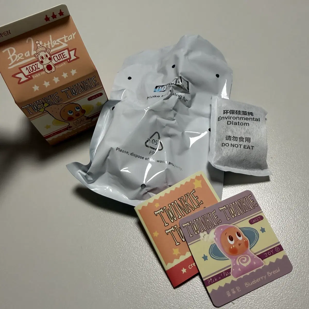 (미개봉) 팝마트 작은별 맛조합 피규어, 트윙클 트윙클 맛조합 피규어_블루베리