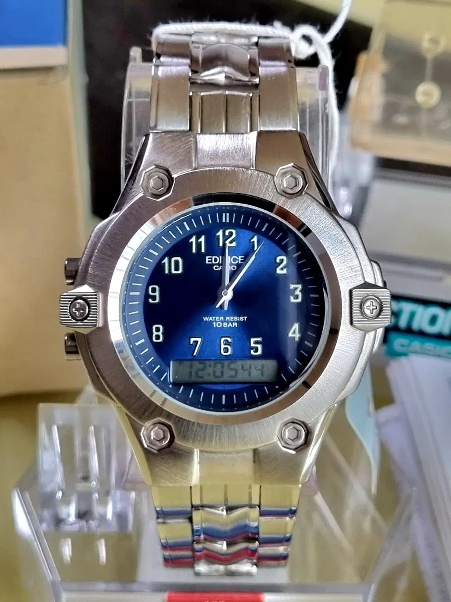 빈티지 미사용품 풀박스 에디피스 CASIO AMW-100D-2AJF 밀리터리 군사워치 다이버 카시오시계