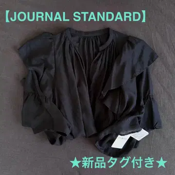 [택 포함 새상품] JOURNAL STANDARD 프릴 슬리브 블라우스