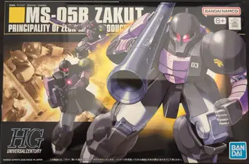 BANDAI SPIRITS HGUC 1/144 반다이 스피리츠판 자쿠 I 블랙 삼연성 사양 8+ 표기 반남판 068
