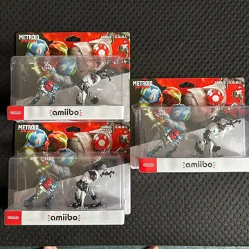 amiibo 메트로이드 드레드 사뮤스 & E.M.M.I. 3종 세트