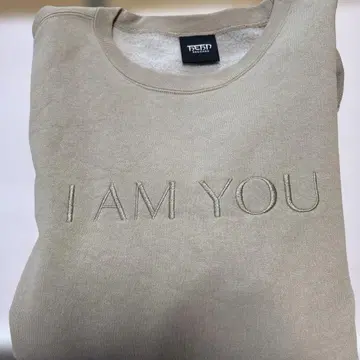 후지이 카제 I AM YOU 트레이닝복 맨투맨 베이지 L 사이즈