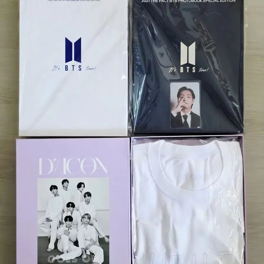 BTS 포토북 더팩트 일본 디아이콘 Vol 10 반팔티(단순개봉)