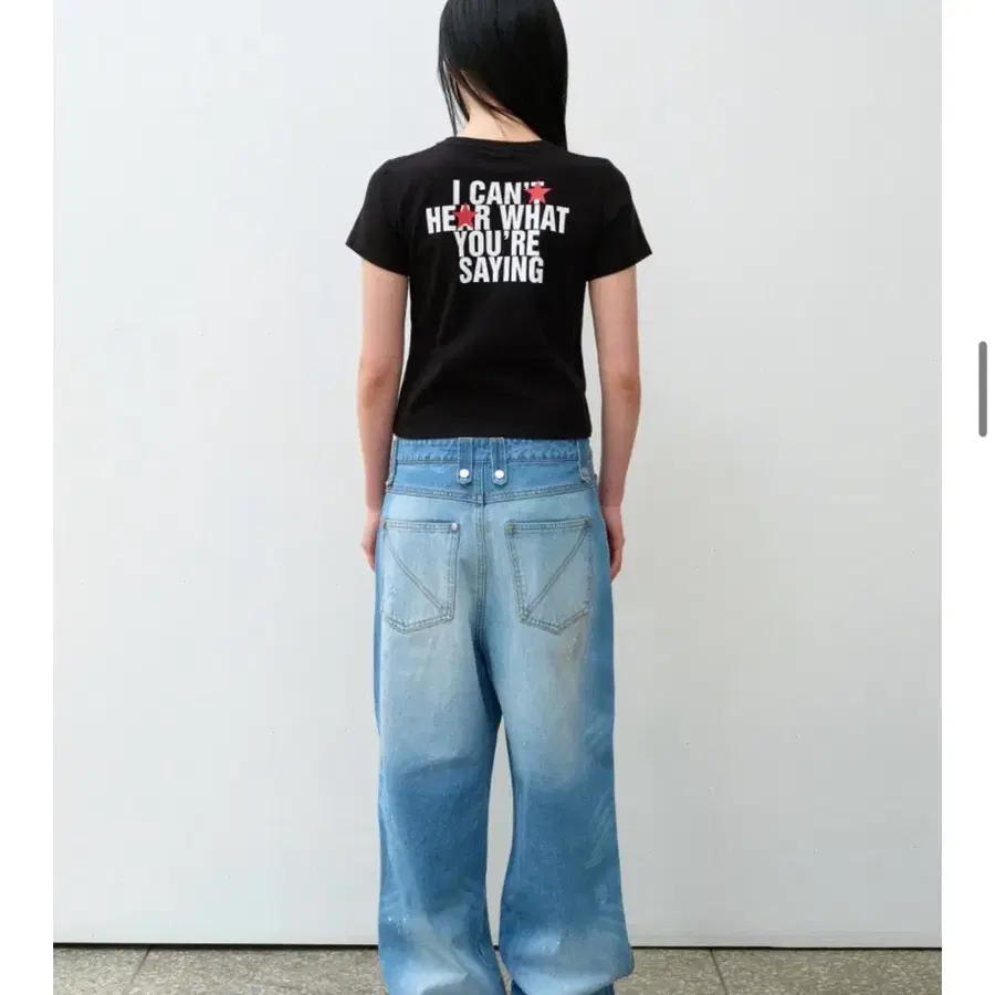 더바이닐하우스 STAR TEE BLACK