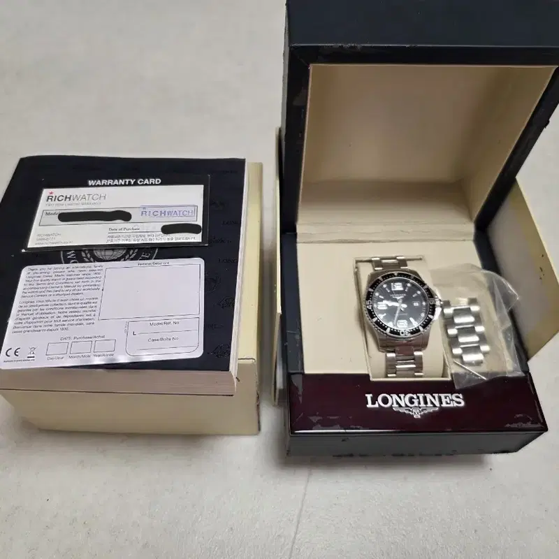 론진 하이드로콘퀘스트 39mm(하자있음)