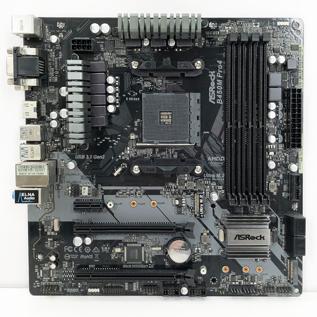 AM4) ASRock B450M PRO4 ๋ฉ์ธ๋ณด๋
