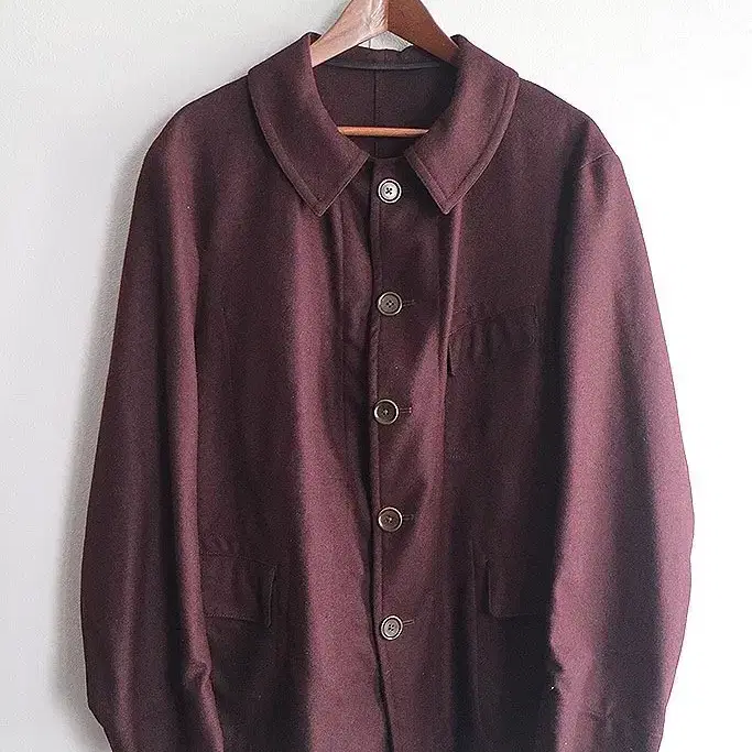 ANATOMICA MONET SOLID 아나토미카 모네 재킷 멜튼 5B 프랑스제 보르도 L