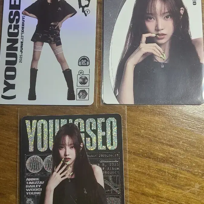 올데프 영서 테레카 포토카드 3종 세트
