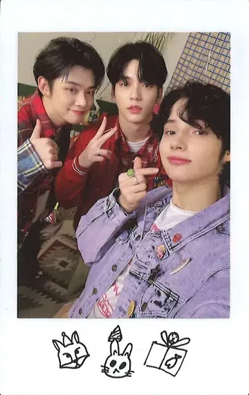 TXT 수빈/연준/범규 2023 DecoKit 트레이딩 카드 폴라로이드