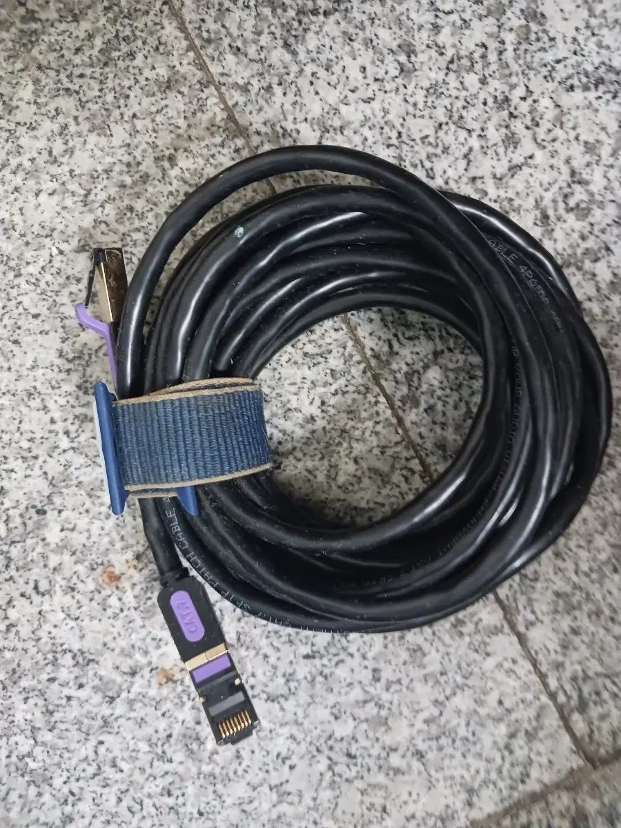 CAT6 랜선 10M 검정색
