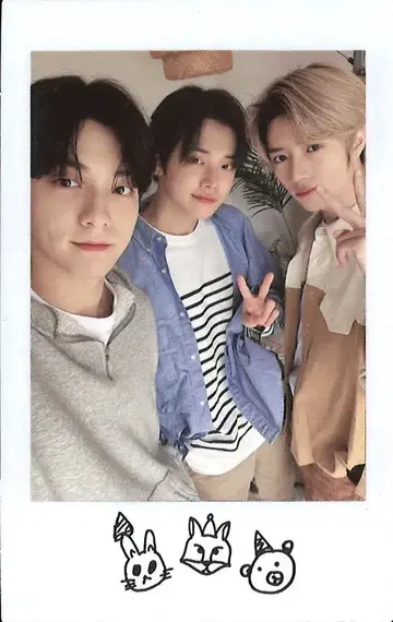 TXT 연준/수빈/범규 2023 DecoKit 트레이딩 카드 폴라로이드
