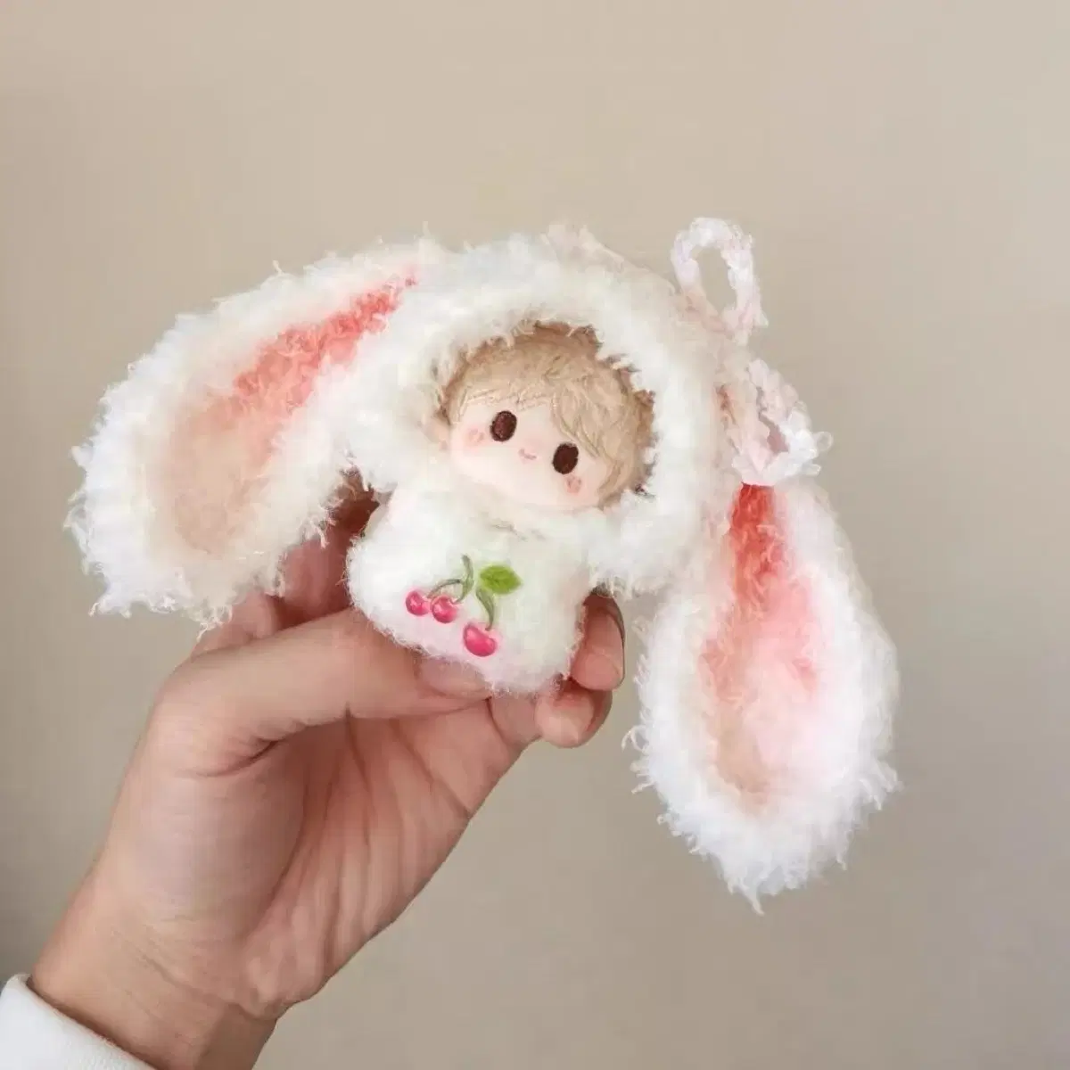 5cm 넘 작고 앙증스런 토끼 인형옷