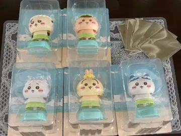 영화 치이카와 (먼작귀) 인어섬의 비밀 흔들흔들 솔라 5개 세트 카드 5개 포함