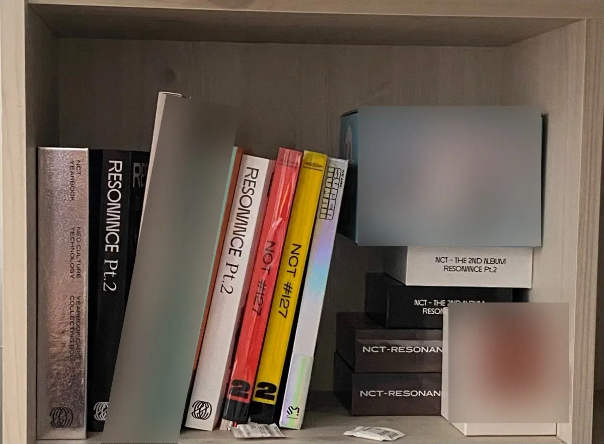 NCT album bulk sale, includes Doyoung and Johnny poca