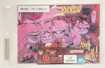 BANDAI SPIRITS 제일복권 해즈빈 호텔 C상 찰리와 호텔의 동료들 아크릴 보드