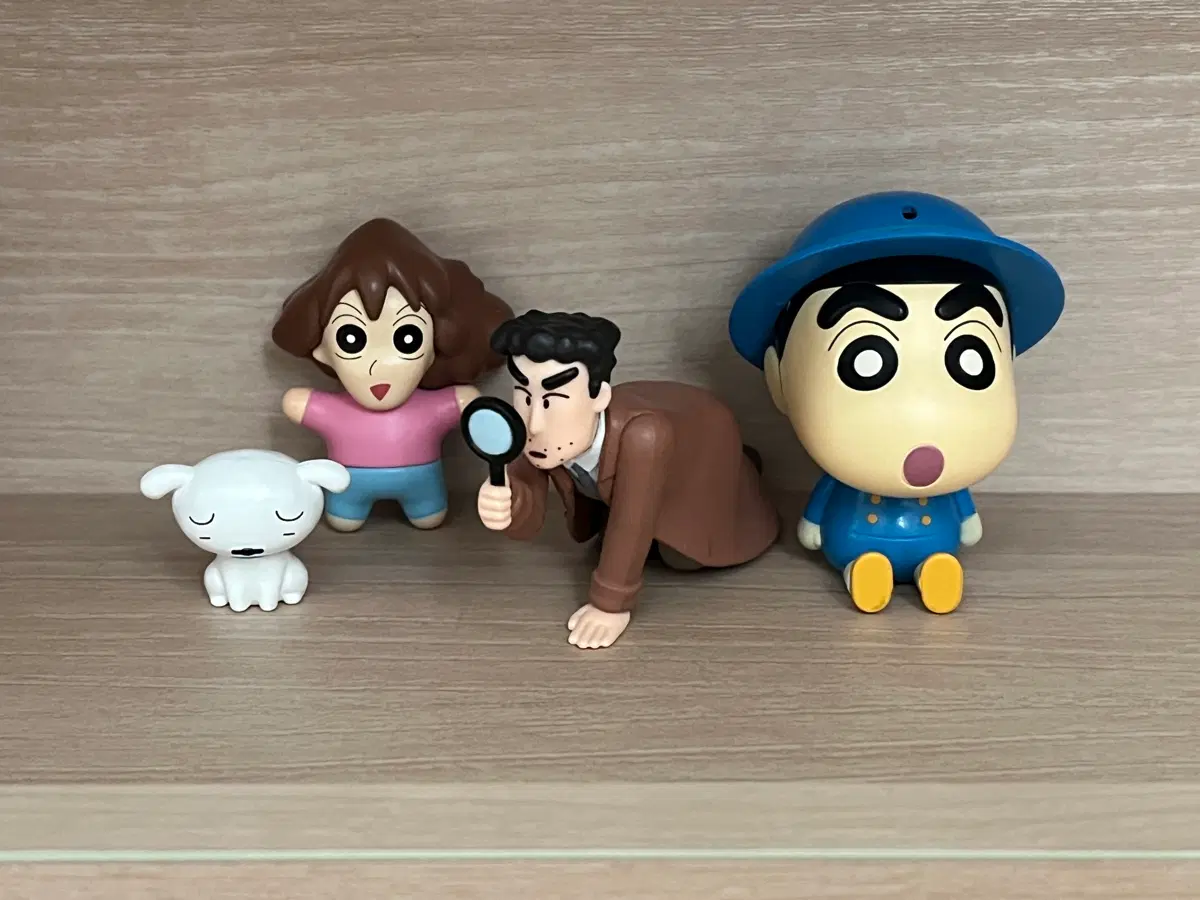 짱구는 못말려 피규어 봉미선 신형만 흰둥이 짱구