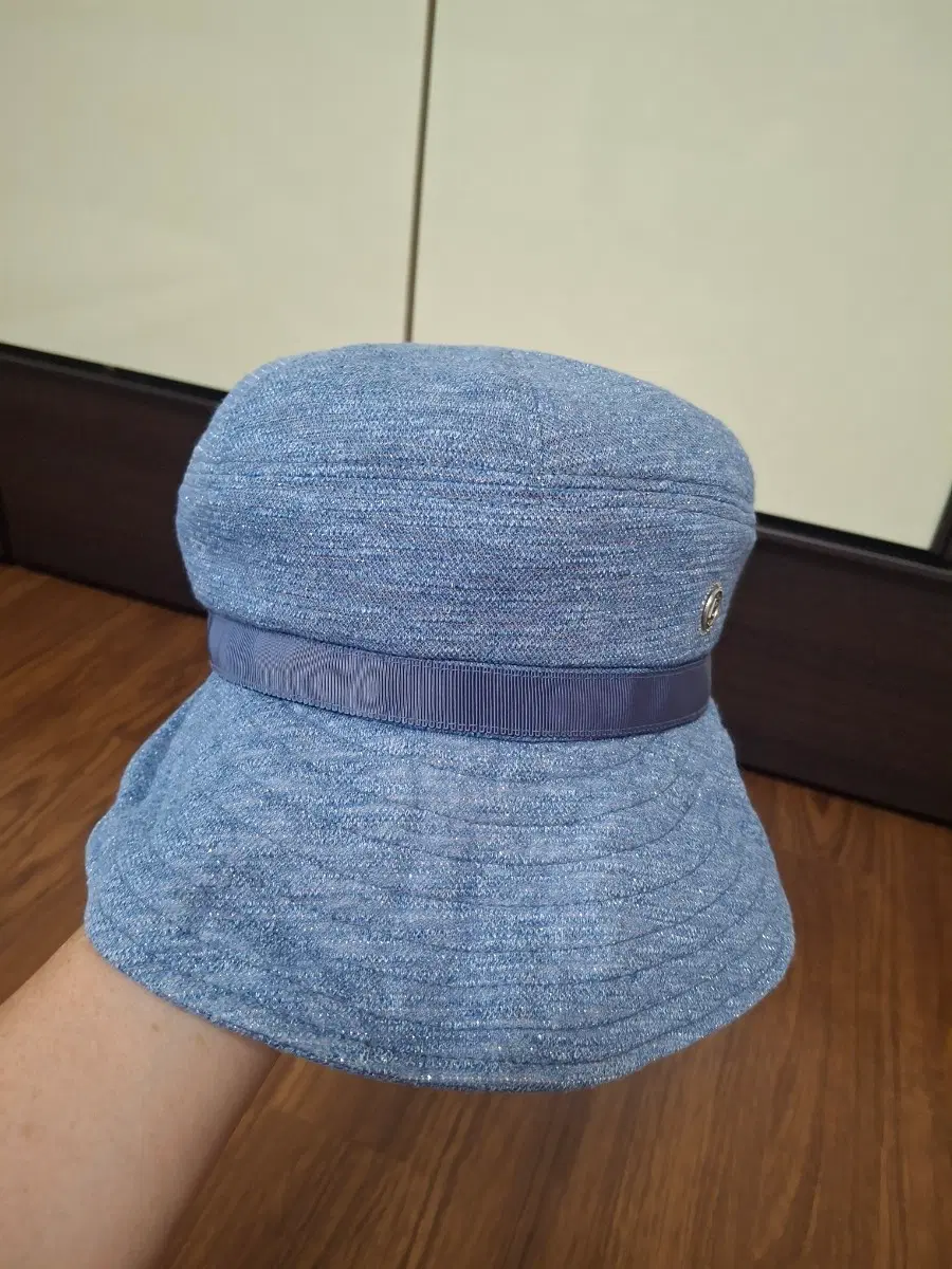 보그너 여성 버킷햇 (56cm) 블루
