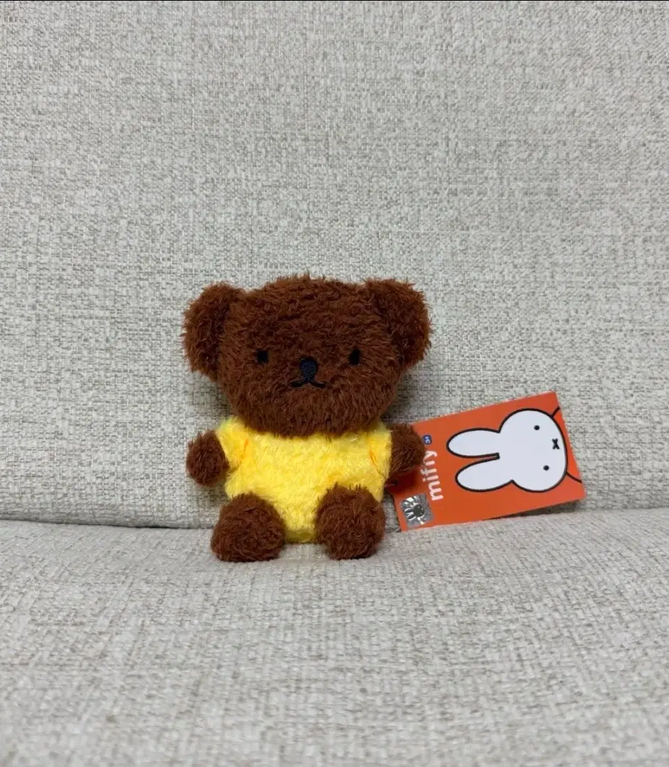 정품 미피 보리스 포리스 시팅 키링 인형