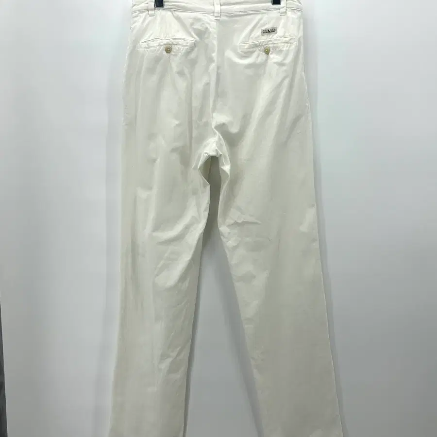 [POLO] 폴로 화이트 코튼 팬츠