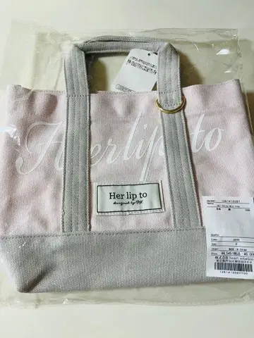 하립투 herlipto minitote 토트백 핑크