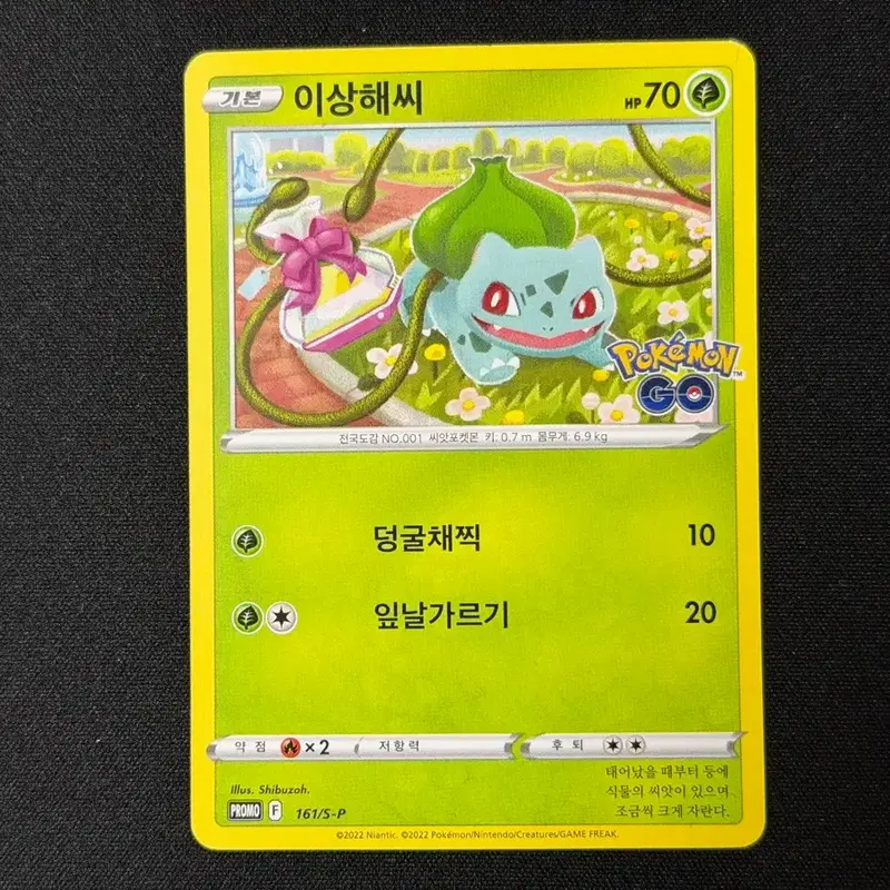 포켓몬 카드 이상해씨 프로모 포켓몬고