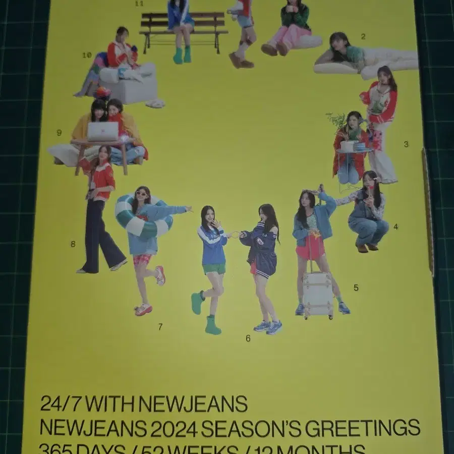 뉴진스 2024 시즌 그리팅 특전포함