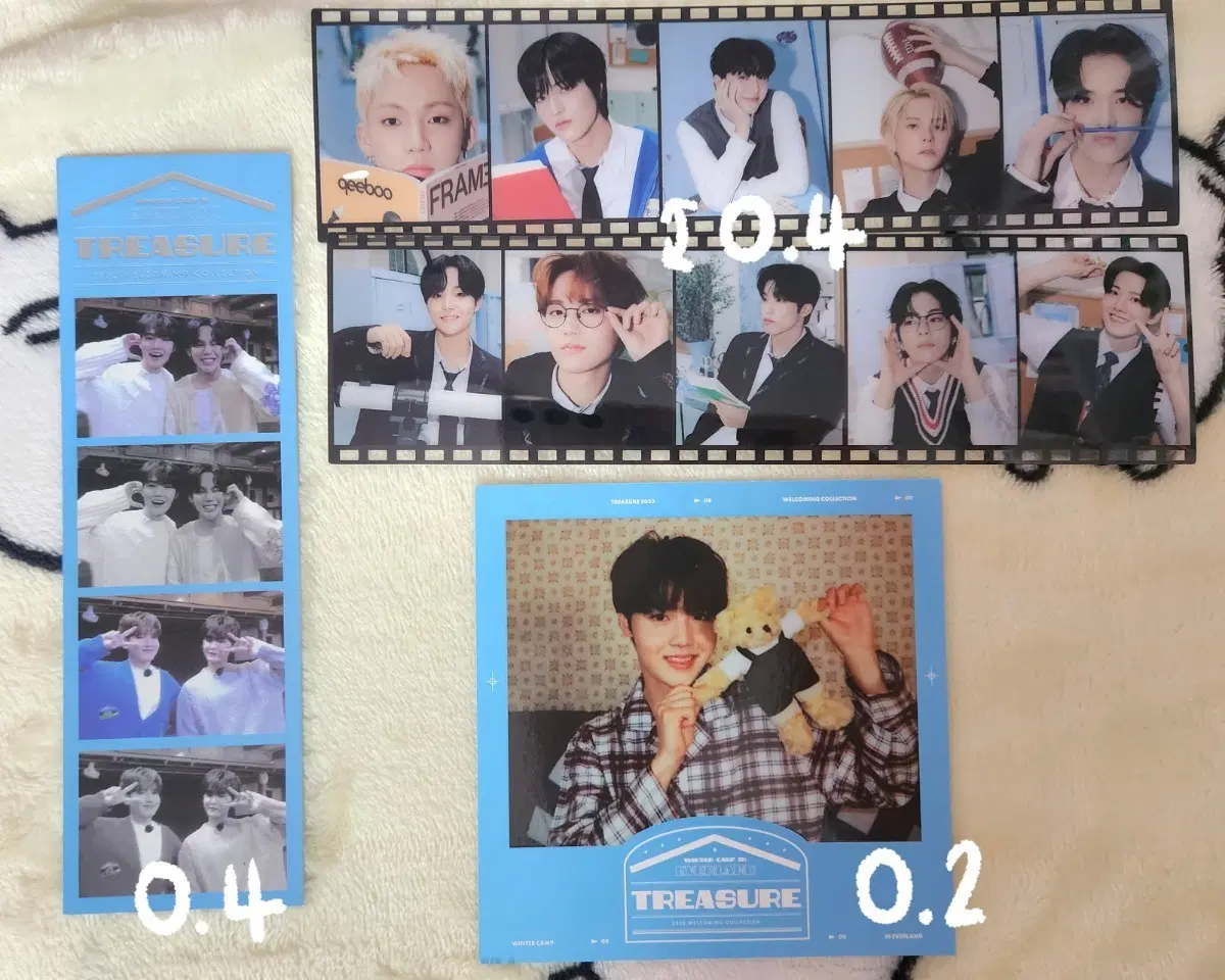 Treasure Ongredients Film Pre-order Benefit | Winter Camp Junkyu Jihoon Hyunsuk Doyoung Four-cut Pola