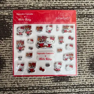 미개봉 새상품 야마다 료스케 AreYouRed.Y? 씰 산리오 헬로키티